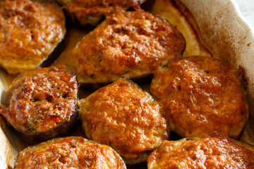 Stuffed eggplant from the oven