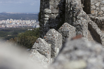 sintra portugal with moorish castle