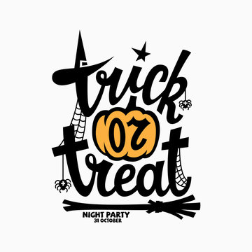 Trick Or Treat Lettering