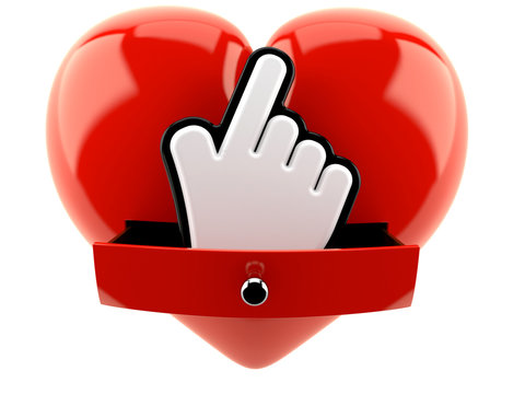 E-dating concept