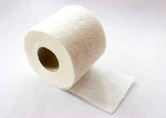 Toilet paper isolated