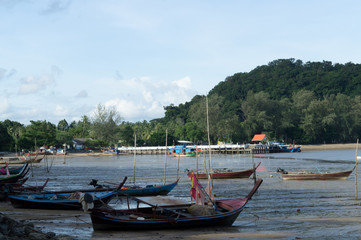 Boats at harbour