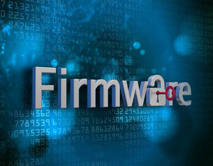 Firmware 3D security update key schlüssel text - obrazy, fototapety, plakaty
