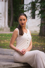 Obraz premium A beautiful young woman