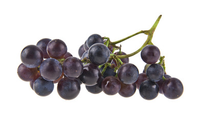 grapes isolated on white background closeup