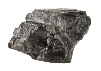 coal isolated on white background