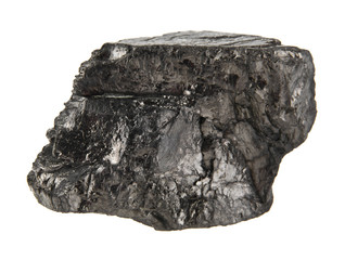 coal isolated on white background