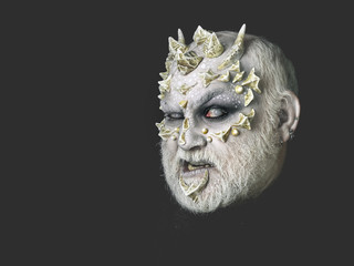 Horror and fantasy concept.