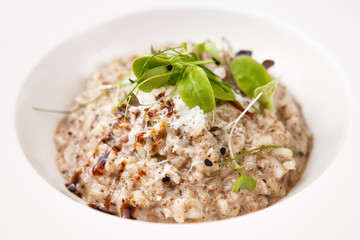 Risotto with avocado