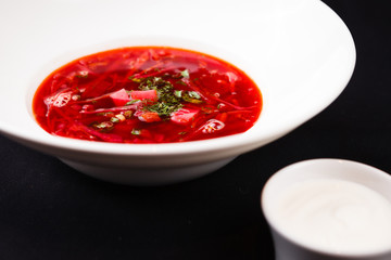 Classic beetroot soup
