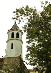 Bell Tower of the Orthodox Church in the Old Town of Plovdiv, Bulgaria