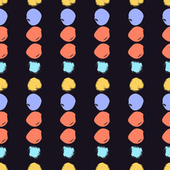 Seamless colorful pattern with circles