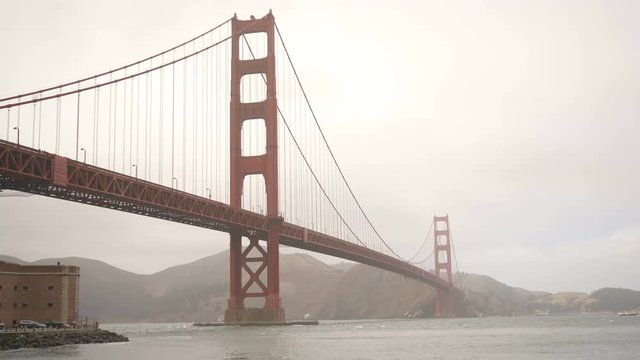 San Francisco Golden Gate Bridge In The Fog 
