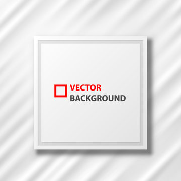 Cloth frame white background texture art. Vector illustration