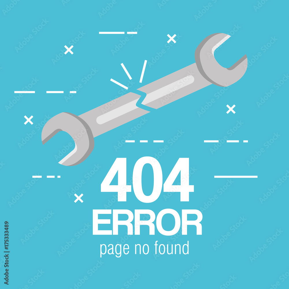 Poster 404 connection error icons