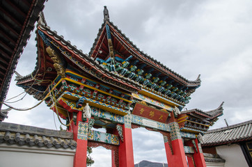 Obraz premium Memorial arch building architecture, china artwork