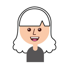 young little funny teen girl portrait