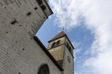 Fototapeta na wymiar Romanische Kirche St. Peter und Paul, Insel Reichenau, Bodensee, Baden-Württemberg