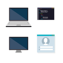 programming languages set icons