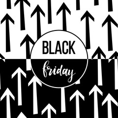 Black friday sale event theme. Abstract black friday pattern background for design shop advertising