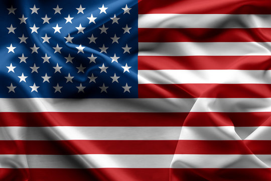 Waving American flag united states of america texture , background