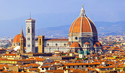 Fototapeta na wymiar Florence cathedral Duomo Italy