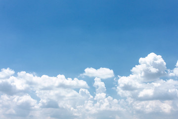 Naklejka na ściany i meble Sky background with cloud