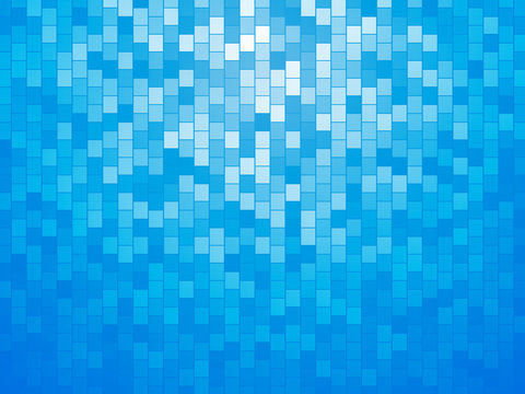 Abstract Blue Tile Background