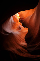 The dream landscape of magnificent Upper Antelope Canyon near Page (Arizona, USA)