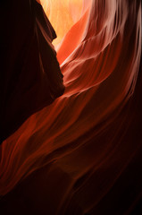 The dream landscape of magnificent Upper Antelope Canyon near Page (Arizona, USA)
