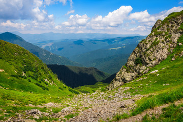Fototapeta premium green mountains of Ukraine, Carpathians