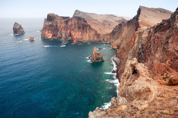 Landscape of the Portuguese island of Madeira