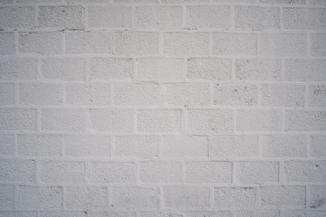 Old white brick wall background