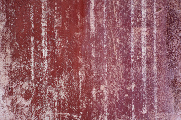 Vintage red concrete wall