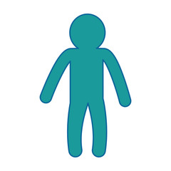 male human silhouette icon