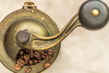 coffee grinder close up