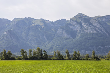 Obraz premium Switzerland summer mountains