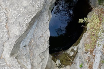 stone dug out of water