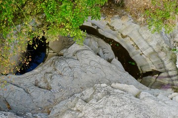 stone dug out of water