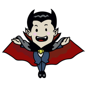 sg171004-Halloween Vampire cartoon - Vector Illustration