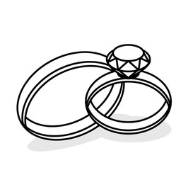 doodle wedding ring