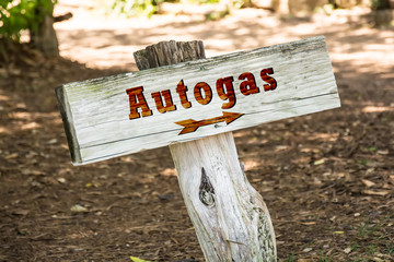 Schild 263 - Autogas