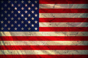 Fototapeta premium Grunge USA Flag