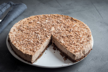 Chocolate cheesecake