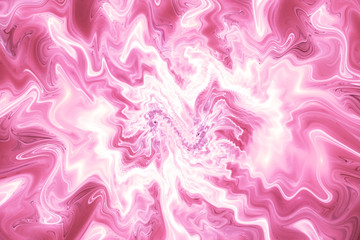 Abstract fantasy pink marble texture. Romantic fractal background. Digital art. 3D rendering.