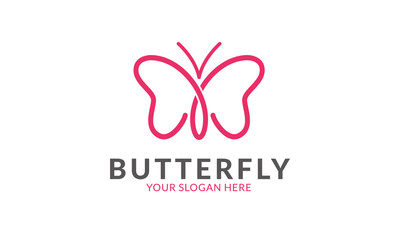 Fototapeta na wymiar Butterfly Logo