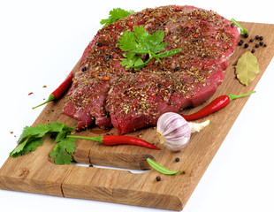 Marinated Raw Beef