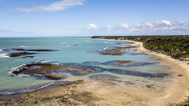 Praia do Espelho, Trancoso, Caraiva, Bahia, Brazil, Brasil, Porto Seguro