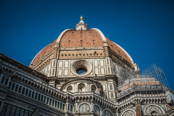 Fototapeta premium Cathedral Santa Maria del Fiore renovation