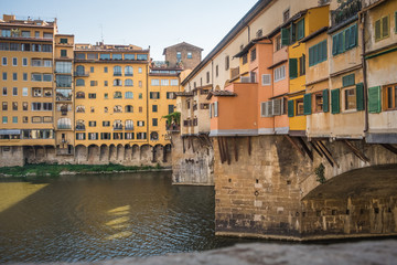 Fototapeta na wymiar Bridge Ponte del Vecchio in Florence
